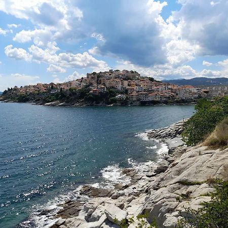 Globy Seaview Apartments Kavala Bagian luar foto